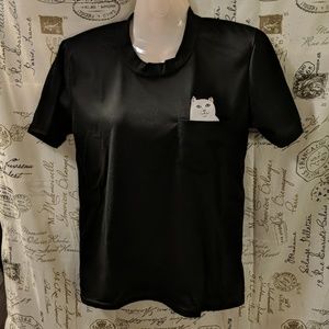 Naughty Pocket Kitty T-Shirt